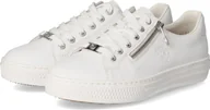Sneakersy damskie - Rieker FSK buty sportowe damskie sneakersy białe L59L1-83 : 39 - miniaturka - grafika 1