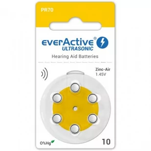 everActive 6 x baterie do aparatów słuchowych everActive ULTRASONIC 10 EVS14 - Baterie i akcesoria - miniaturka - grafika 4