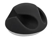 Maskownice do kabli - DeLOCK Prowadnik kabli, po 2 trasy zestaw 6 szt. czarny - miniaturka - grafika 1