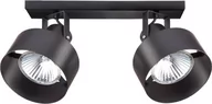 Lampy sufitowe - Sigma Plafon RIF PLUS 2 czarny z deco kloszami 31196 - miniaturka - grafika 1