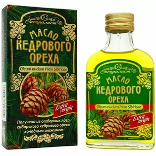 Olej cedrowy syberyjski extra virgin Altay Organic 100 ml 0%VAT - Olej spożywczy - miniaturka - grafika 1