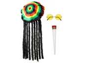 Dodatki do strojów karnawałowych - Zestaw rastamana - 1 szt. - miniaturka - grafika 1