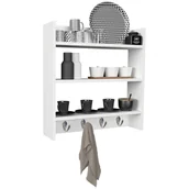 Szafki kuchenne - Szafka wisząca na meble kuchenne Esilo Biały W. 60 x S. 60 x G. 15 cm - miniaturka - grafika 1