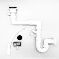 Syfony - Syfon zlewozmywakowy 1-komorowy Space przelew wertykalny - miniaturka - grafika 1