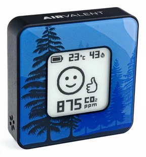 AIRVALENT AIRV-DEER cyfrowa stacja meteorologiczna Czarny, Niebieski Bateria - Stacje pogodowe - miniaturka - grafika 1