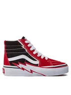 Buty dla chłopców - Vans Tenisówki Sk8-Hi Bolt VN000BVJREB1 Czerwony - miniaturka - grafika 1