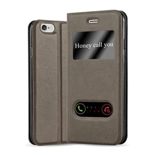 Etui ochronne Cadorabo do Apple iPhone 6 / 6S w kolorze brązowym Etui na telefon komórkowy Book Case Cover Etui - Etui i futerały do telefonów - miniaturka - grafika 1