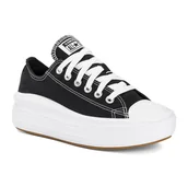 Trampki damskie - Trampki damskie Converse Chuck Taylor All Star Move Canvas Platform Ox black/white/white 36.5 EU - miniaturka - grafika 1