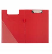 Teczki i skoroszyty - D.rect Deska A4 PVC z klipem i okładką czerwona - miniaturka - grafika 1