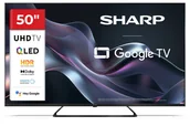 Telewizory - Sharp 50HP6265E (50") 4K Ultra HD Smart TV Wi-Fi Czarny - miniaturka - grafika 1