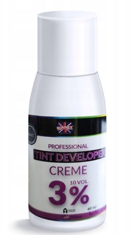 RONNEY WODA UTLENIONA 3% oksydant do henny farby 60ml kremowa
