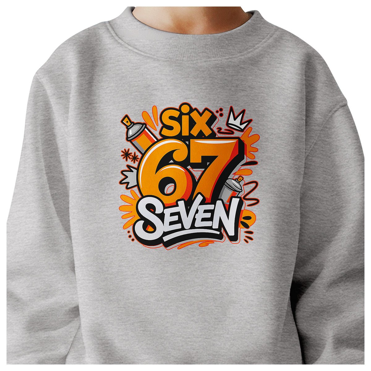 BLUZA DZIECIĘCA 67 SIX SEVEN VIRAL DLA CHŁOPCA DZIEWCZYNKI 104