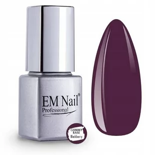 EM Nail, Baza kauczukowa, Gummy Base Blackberry, 6ml - Utwardzacze do paznokci - miniaturka - grafika 1