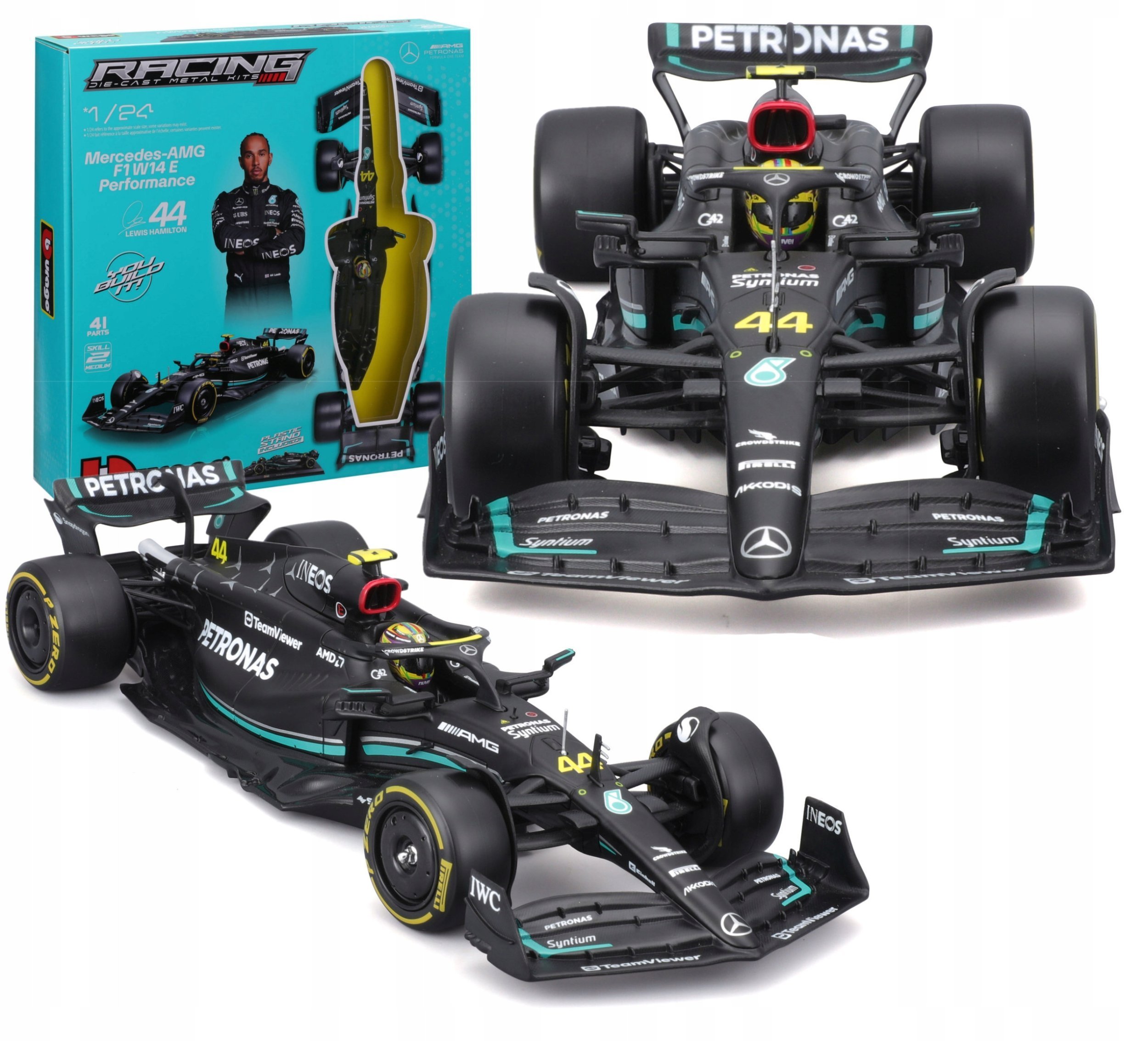 BBU 1:24 F1 Kit-2023 Mercedes AMG Hamilton 28506