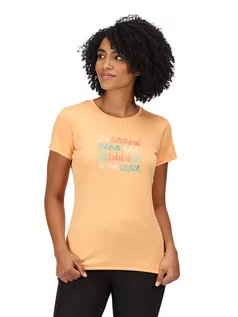 Koszulki sportowe damskie - Regatta Koszulka sportowa "Fingal VI" w kolorze pomarańczowym - grafika 1