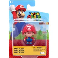 Figurki dla dzieci - SUPER MARIO JAKKS PACIFIC ORYGINALNA RUCHOMA FIGURKA BABY MARIO 5cm - miniaturka - grafika 1