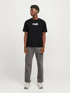 Koszulki męskie - Jack & Jones Koszulka w kolorze czarnym - miniaturka - grafika 1