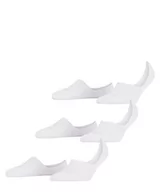 Skarpetki damskie - FALKE Kobiety Stopki Step High Cut 3-Pack W IN Zrównoważona Bawełna niewidoczne jednokolorowe 3 Pak, Biały (White 2000), 41-42 - miniaturka - grafika 1
