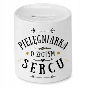 Dla Pielęgniarki Skarbonka na Urodziny na Prezent z Nadrukiem ze Zdjęciem - Skarbonki - miniaturka - grafika 1