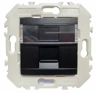 Inne akcesoria elektryczne - EFAPEL QUADRO45 GNIAZDO KOMPUTEROWE RJ45 KAT6 45455 KWPM CZARNY - miniaturka - grafika 1