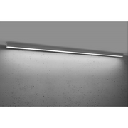 Lampy sufitowe - Plafon listwa Pinne TH.245 Thoro LED 50W 4000K do jadalni szary - miniaturka - grafika 1
