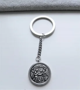 Brelok Breloczek Do Kluczy Znak Zodiaku Bliźnięta - Breloki - miniaturka - grafika 1
