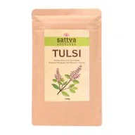 Maski do włosów - Sattva Maseczka ziołowa do twarzy i włosów tulsi 100 g - miniaturka - grafika 1