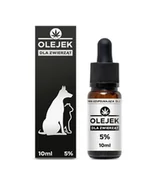 Suplementy i witaminy dla psów - OLEJEK Z KONOPI CBD 5% Sativa Poland | Dla zwierząt - miniaturka - grafika 1
