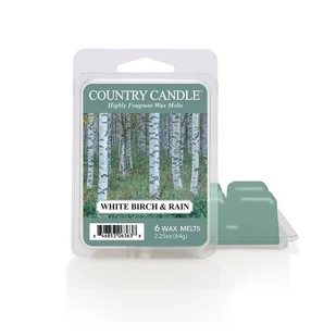 White Birch and Rain - Country Candle - wosk zapachowy 64 gram - Zapachy do domu - miniaturka - grafika 1
