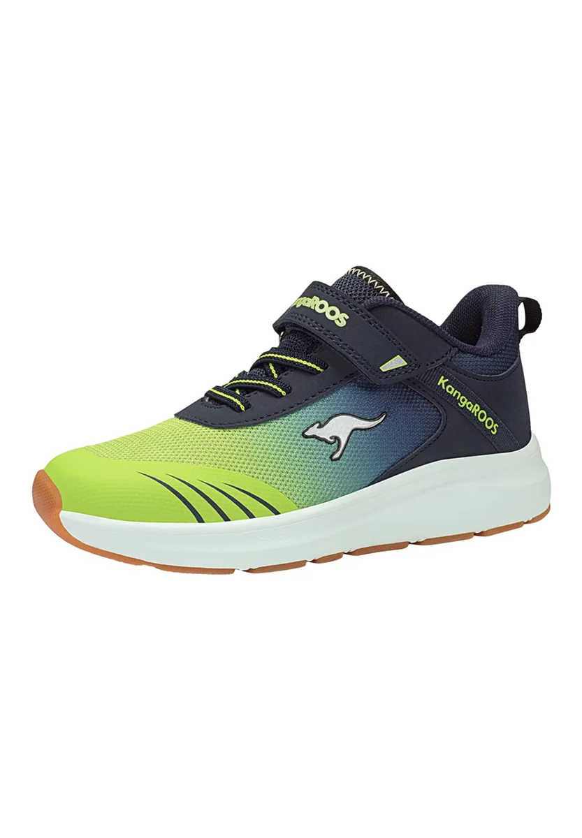 KangaROOS KB-rida Ev, Buty dziecięce Unisex, Dk Navy Lime, 28 EU