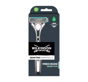 WILKINSON SWORD QUATTRO ESSENTIAL 4 PRECISION SENSITIVE MASZYNKA DO GOLENIA - Maszynki do golenia i wkłady - miniaturka - grafika 1