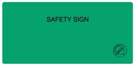 Systemy ekspozycyjne i znaki informacyjne - AC504 SAFETY SIGN, FN - FOLIA SAMOPRZYLEPNA; (200X100MM) - miniaturka - grafika 1