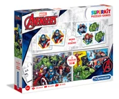 Puzzle - Clementoni Superkit puzzle 2x30 + memo + domino Avengers - miniaturka - grafika 1