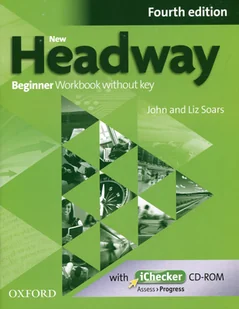 New Headway Beginner Workbook without key + iChecker CD-ROM - Pozostałe języki obce - miniaturka - grafika 1