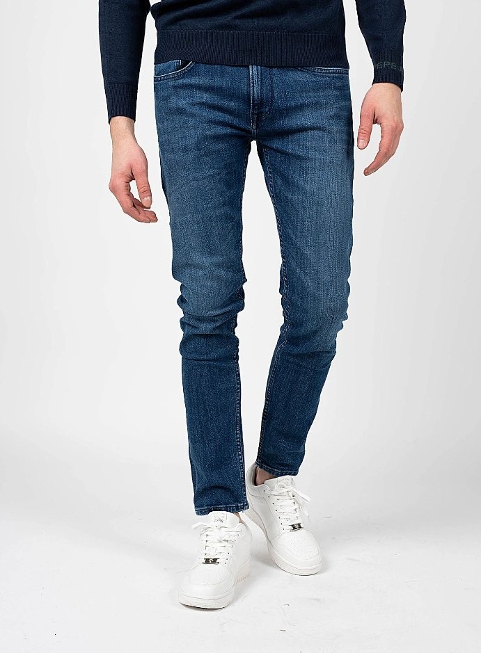 PEPE JEANS GRANATOWE SPODNIE JEANSOWE MĘSKIE RURKI 31/32 1Z4D6_D* T4A