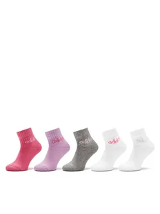adidas Zestaw 5 par wysokich skarpet dziecięcych Linear IR8229 Kolorowy - Skarpetki dla dzieci - miniaturka - grafika 1