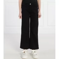 Spodnie sportowe damskie - Patrizia Pepe Jeansy | flare fit - miniaturka - grafika 1