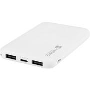 Powerbanki - Natec Extreme Media Trevi Compact 5000 mAh 2x USB-A + 1x USB-C biały NPB-1541 - miniaturka - grafika 1