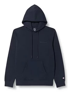 Champion Męska bluza z kapturem Legacy American Classics Heavy Powerblend z polaru z małym logo, niebieski odcień na tonie, XS - Bluzy męskie - miniaturka - grafika 1
