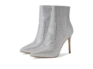 Michael Kors Rue Stiletto Bootie, Botki Damskie, Srebrny, 42 EU, Srebrny, 42 EU - Botki damskie - miniaturka - grafika 1
