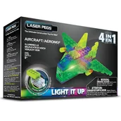 Zabawki zdalnie sterowane - LASER PEGS 4 in 1 Aircraft MPS100B - miniaturka - grafika 1