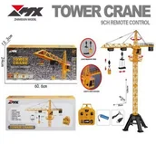 Zabawki zdalnie sterowane - MEGA DŹWIG  2,4 GHZ, 360 STOPNI 128 CM RC STEROWANY - miniaturka - grafika 1