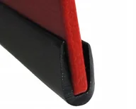 Akcesoria tuningowe - Odbojnik osłona krawędzi blachy rantu czarna 1mm Pvc Pcv cienka mała - miniaturka - grafika 1