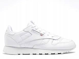 Buty damskie Reebok Classic Leather białe skóra 100010471 37 - Buty sportowe damskie - miniaturka - grafika 1