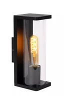 Lampy ścienne - Lucide Sligo 15807/01/30 kinkiet lampa ścienna IP65 1x15W E27 czarny - miniaturka - grafika 1