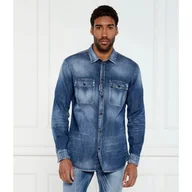 Koszule męskie - Dsquared2 Jeansowa koszula Regular Fit - miniaturka - grafika 1