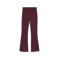 Spodnie sportowe damskie - Damskie rozkloszowane legginsy HER z wysokim stanem PUMA Ruby Shimmer Red - miniaturka - grafika 1