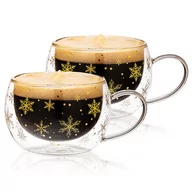 Szklanki - 4Home Szklanka termiczna na cappuccino Snow Hot&Cool 270 ml, 2 szt. - miniaturka - grafika 1