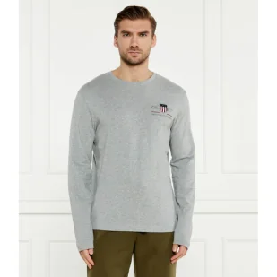 Gant Longsleeve MEDIUM ARCHIVE SHIELD Regular Fit - Koszulki męskie - miniaturka - grafika 1
