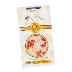 M.PELCZAR CHOCOLATIER Biała czekolada Desery Świata Szarlotka 5902768996319 - Czekolada - miniaturka - grafika 7